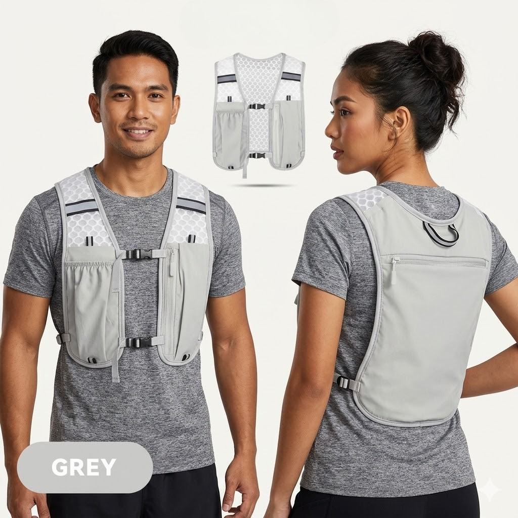 LuxeBurn Lightweight Waterproof Nylon Cycling/Running Vest (Authentic)