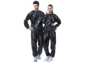 Black SaunaSuit Set Top and Pants Unisex