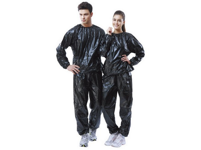 Black SaunaSuit Set Top and Pants Unisex