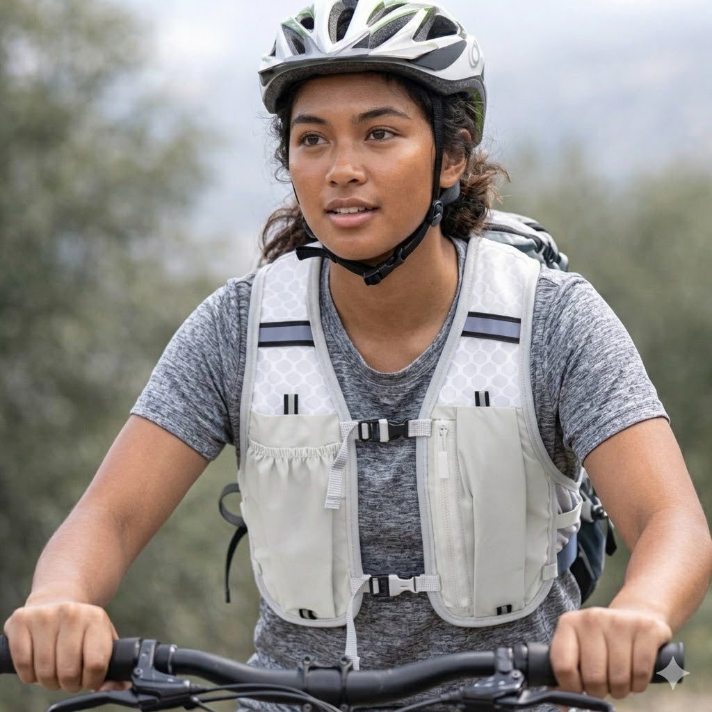LuxeBurn Lightweight Waterproof Nylon Cycling/Running Vest (Authentic)
