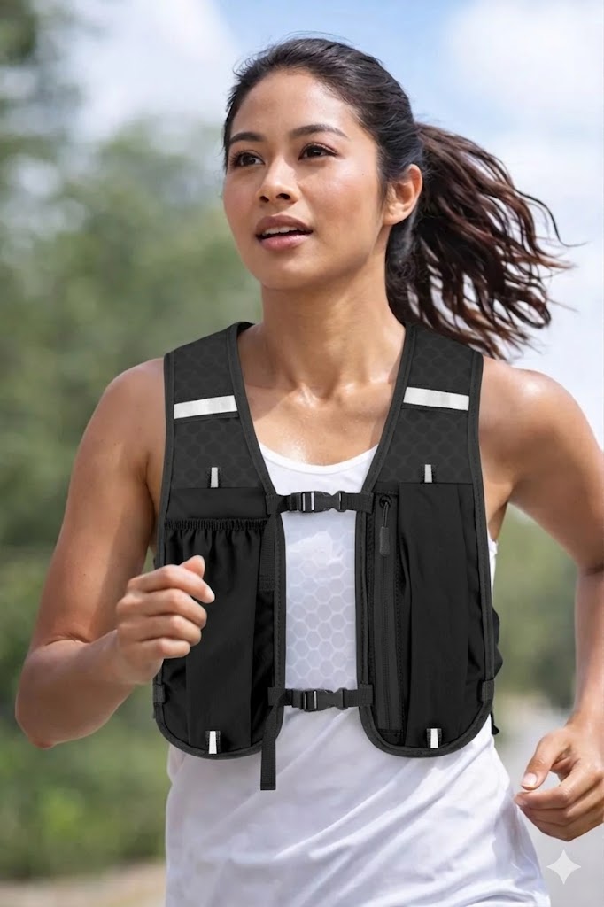 LuxeBurn Lightweight Waterproof Nylon Cycling/Running Vest (Authentic)
