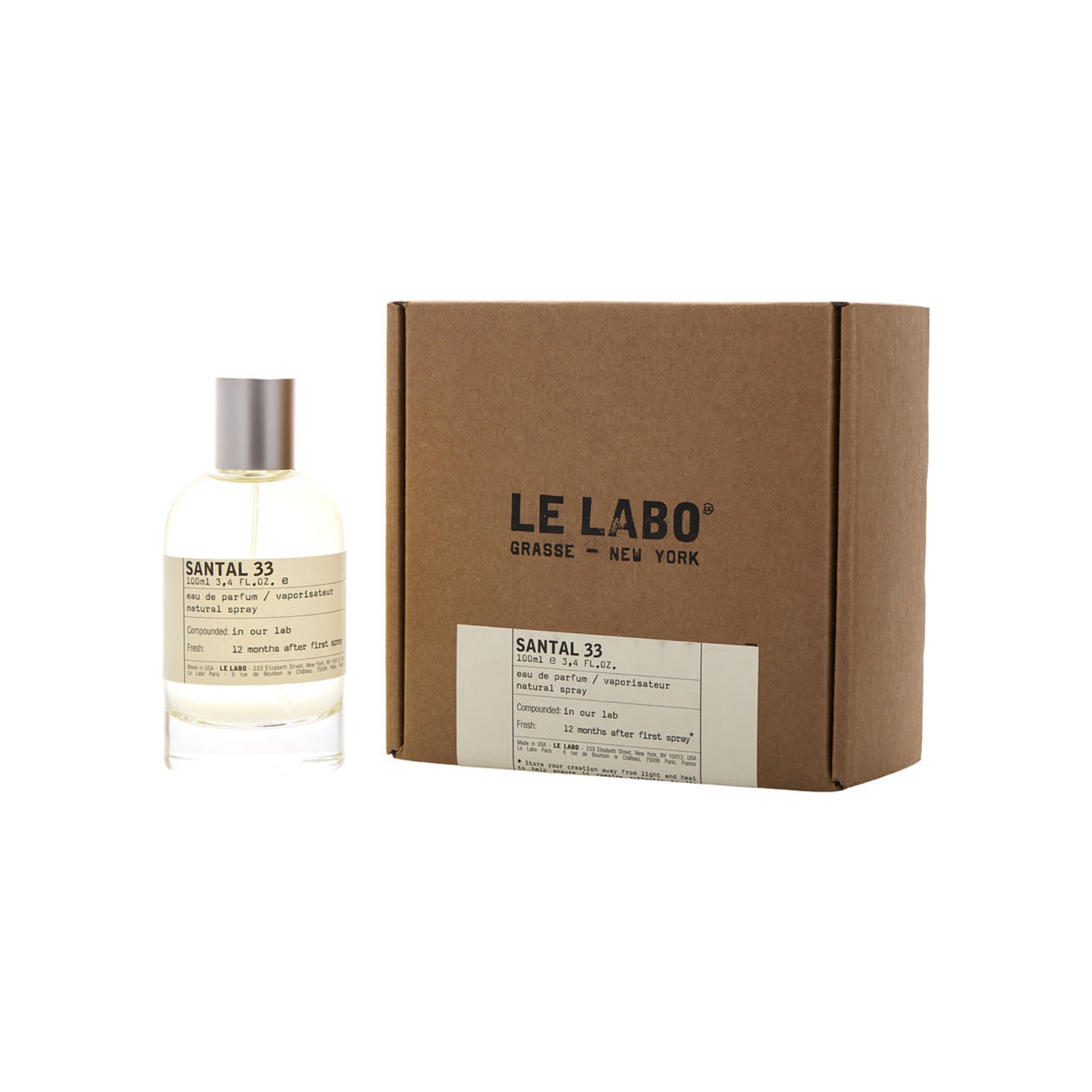 LE LABO SANTAL 33 80ml US TESTER