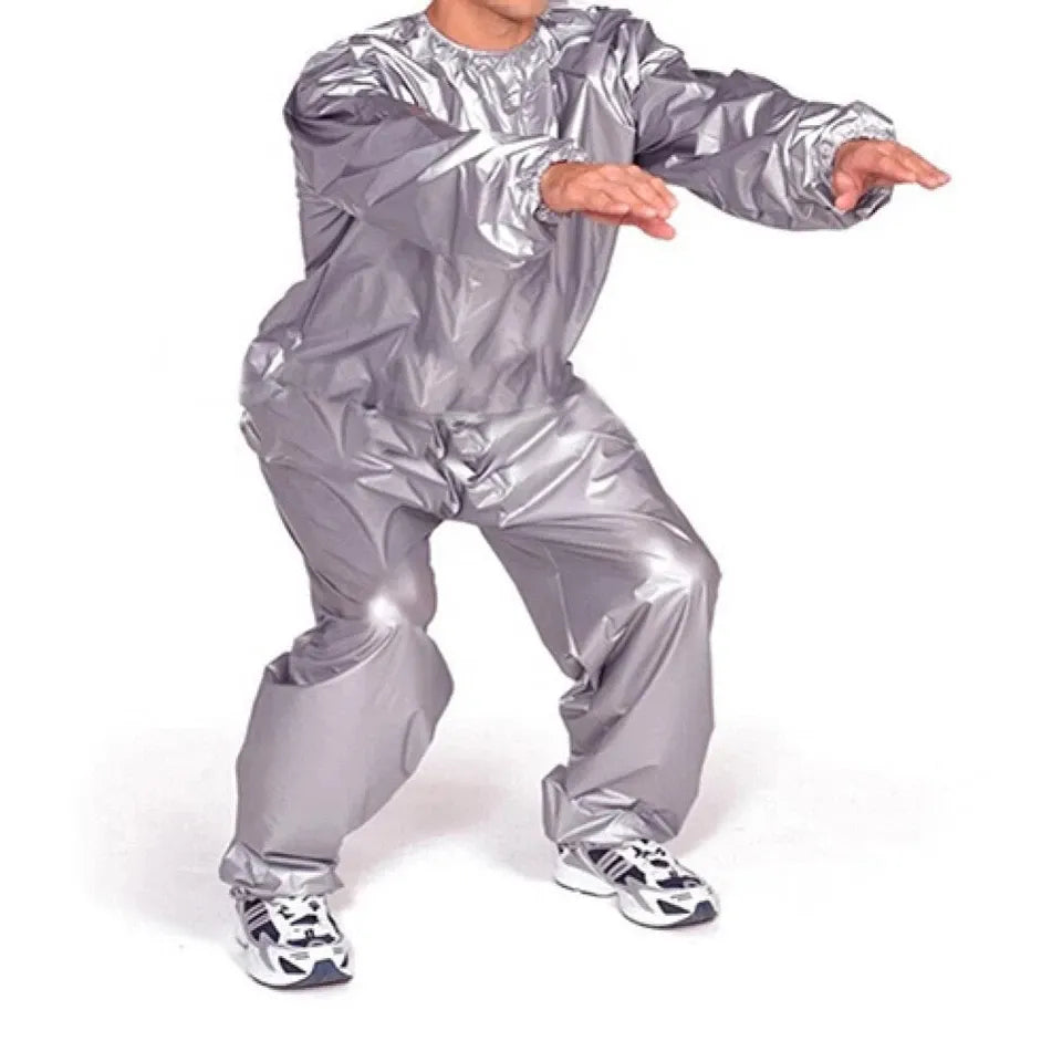 Silver SaunaSuit  Set Top and Pants Unisex