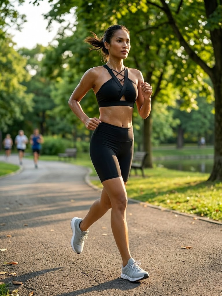 LuxeBurn Neoprene™ Sauna Short For Women